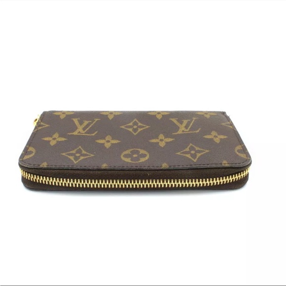 Louise Vuitton Monogram Zippy Compact Coated Canvas Brown Wallet - EUC - Picture 5 of 11